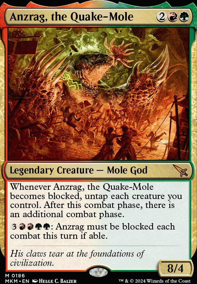 Featured card: Anzrag, the Quake-Mole