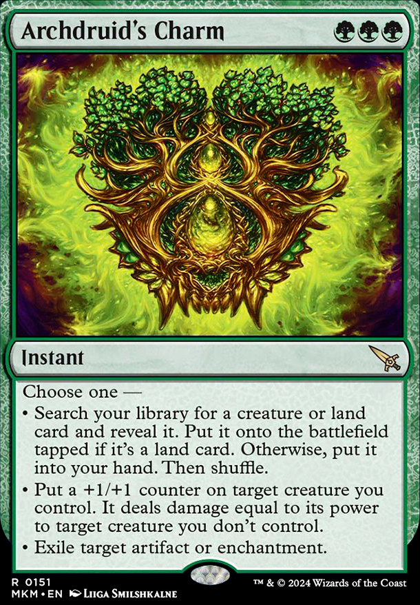 Featured card: Archdruid's Charm