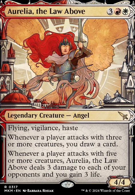 Aurelia, the Law Above feature for By the Law | Aurelia EDH