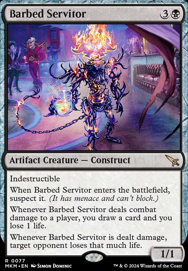 Featured card: Barbed Servitor