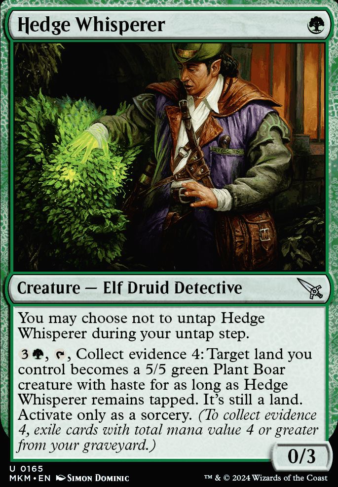 Featured card: Hedge Whisperer