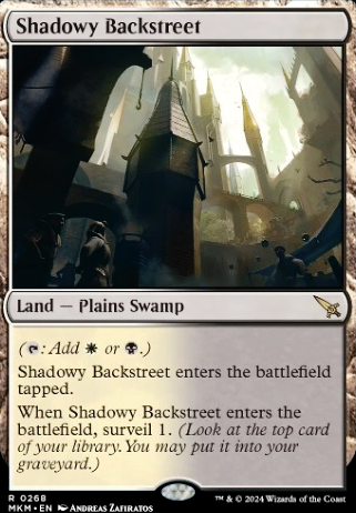 Featured card: Shadowy Backstreet