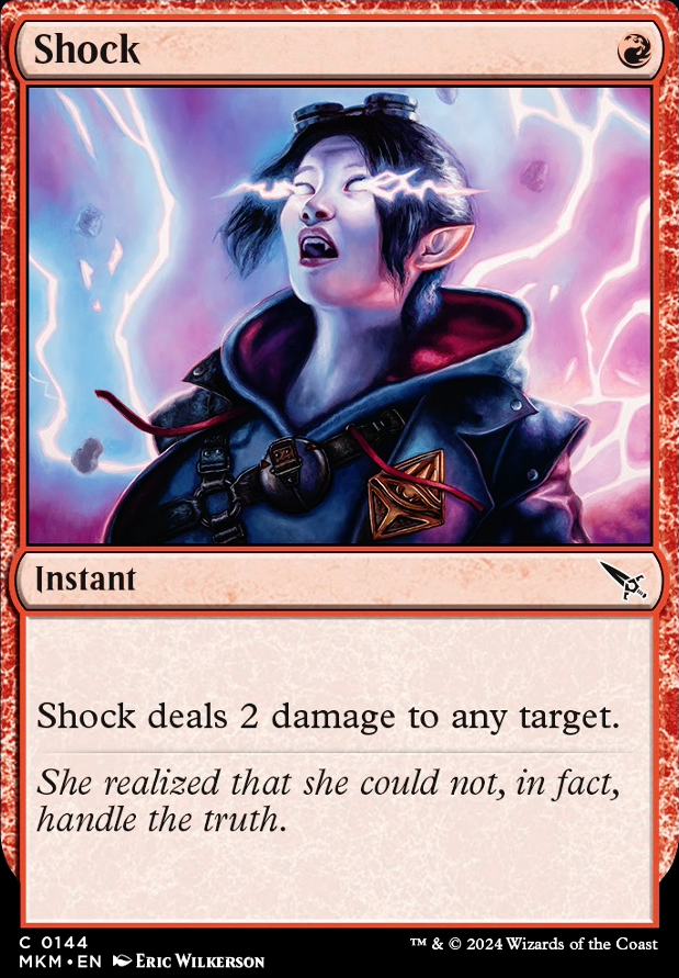 Shock feature for Red White Deck