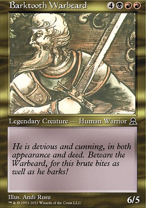 Commander: Barktooth Warbeard
