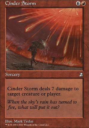 Cinder Storm Cinder Storm