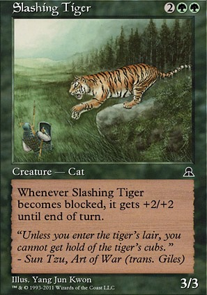Slashing Tiger Slashing Tiger