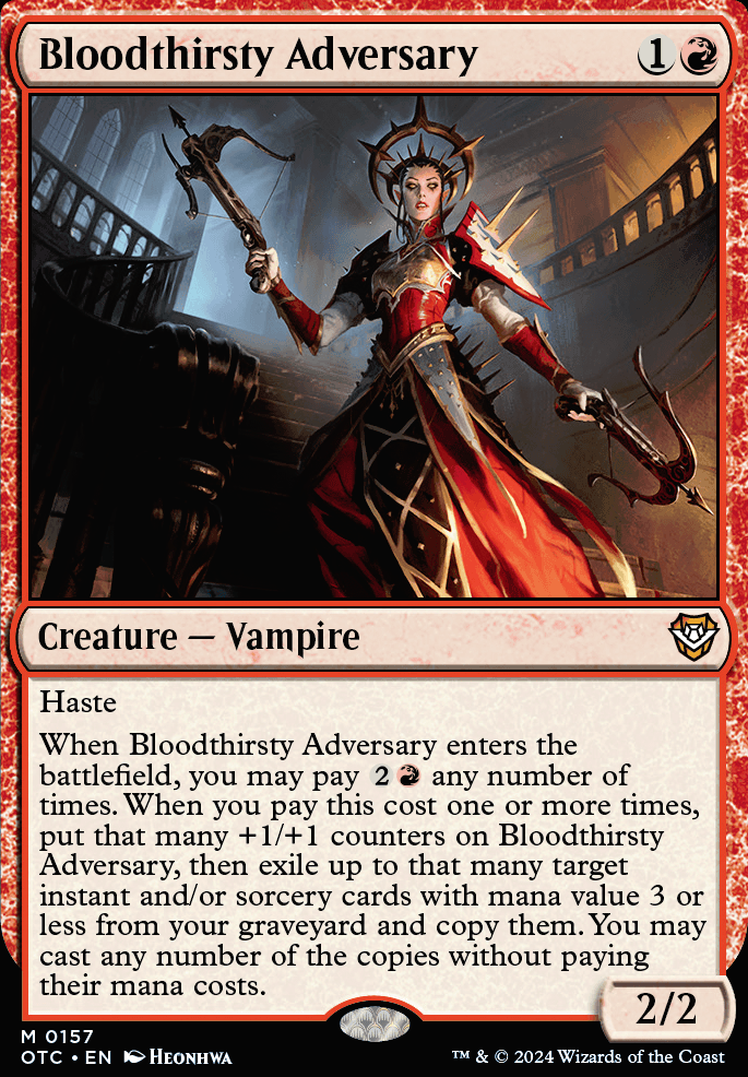 Featured card: Bloodthirsty Adversary