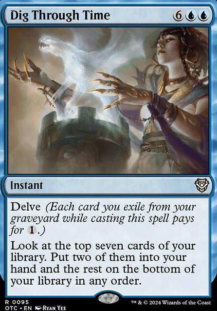 Dig Through Time feature for Dimir Control