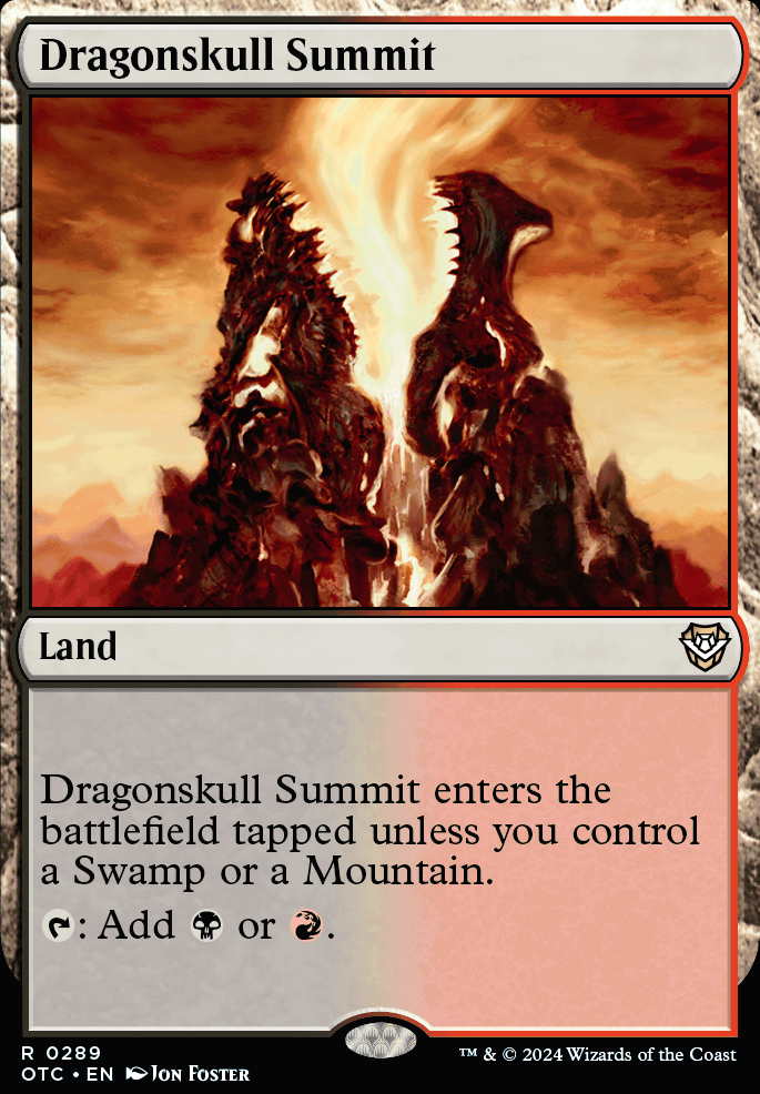 Dragonskull Summit feature for Savage Discard