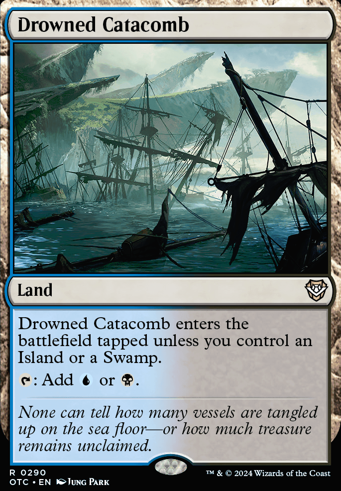 Drowned Catacomb feature for The Crew of the Black Pearl: Dimir Piracy [GRN]