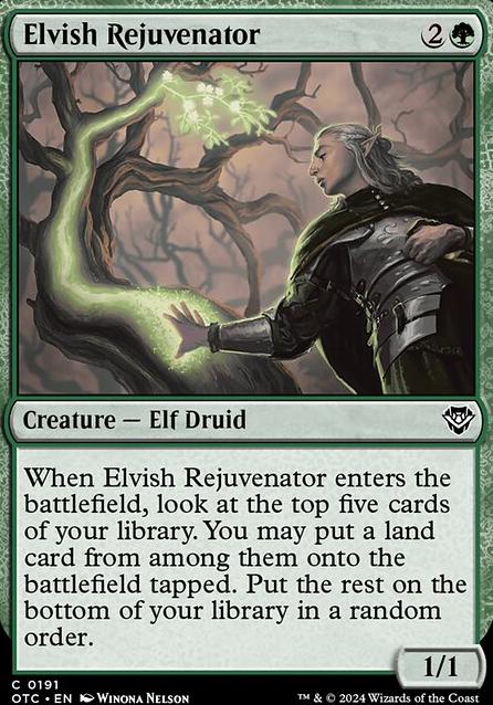 Elvish Rejuvenator feature for GRN Standard Golgari Lands