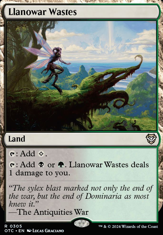 Llanowar Wastes feature for Meren, aggro/Ooze-combo