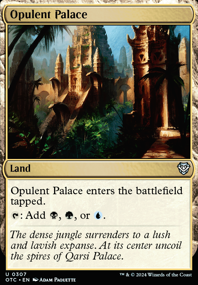 Opulent Palace feature for Sultai Hedron Alignment