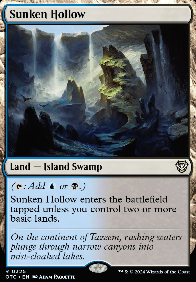Sunken Hollow feature for Grixis Key Aggro
