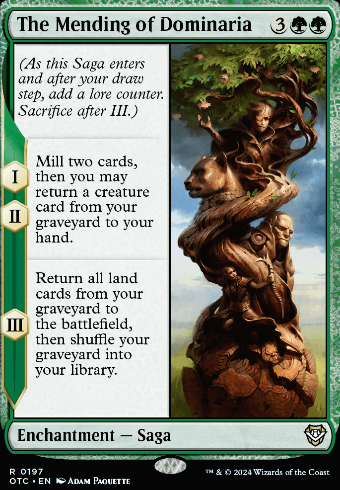 The Mending of Dominaria feature for Reptiles n Elves