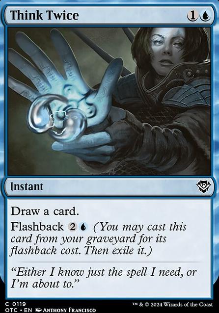 Think Twice feature for Burn/Draw Izzet