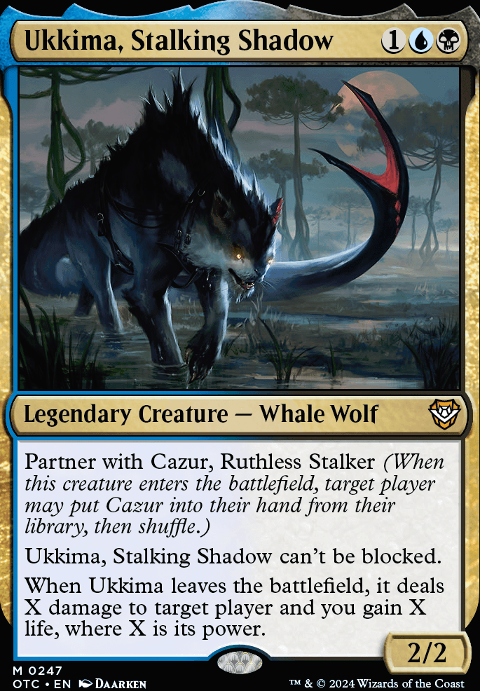 Featured card: Ukkima, Stalking Shadow