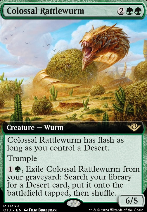 Colossal Rattlewurm feature for Desert of Destruction