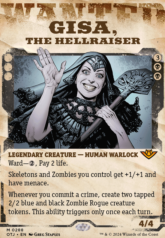Featured card: Gisa, the Hellraiser