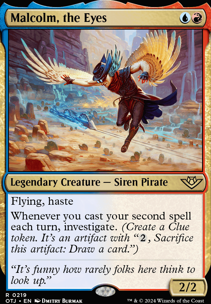 Malcolm, the Eyes feature for Standard - Izzet Pirates