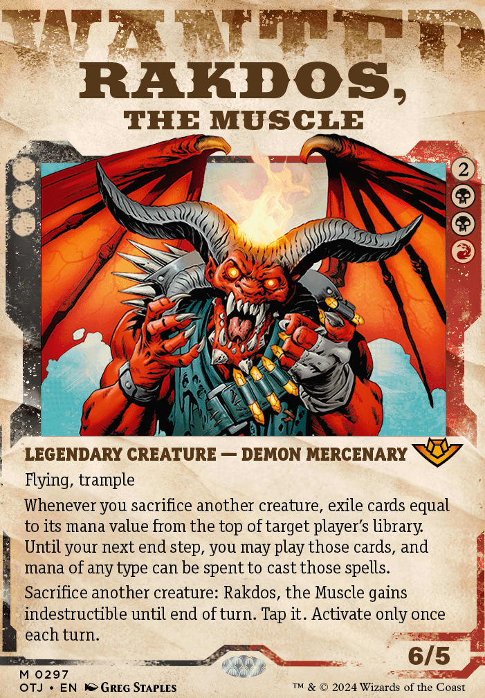 Featured card: Rakdos, the Muscle