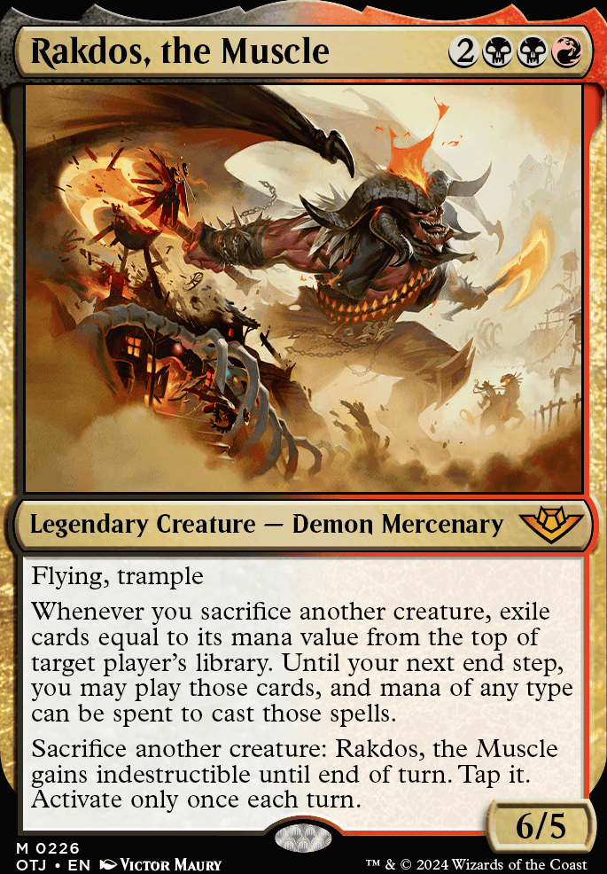 Featured card: Rakdos, the Muscle