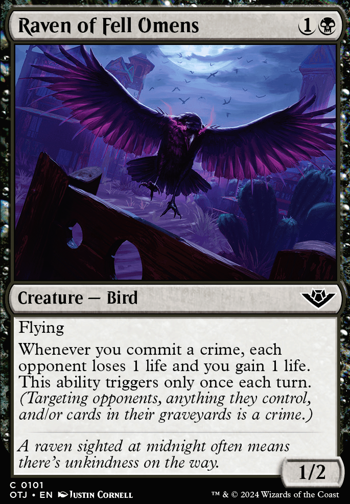 Raven of Fell Omens feature for bird tribal