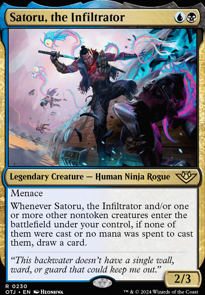 Satoru, the Infiltrator feature for ▷ This Budget Deck is Actually BUSTED! ◁ 【OTJ】