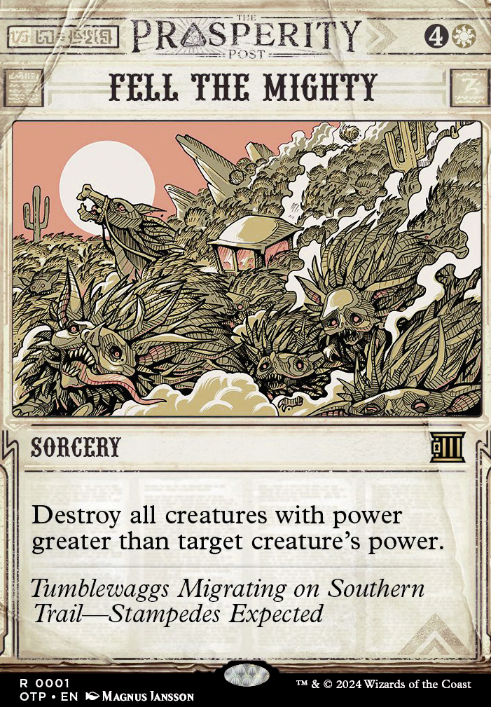 Featured card: Fell the Mighty