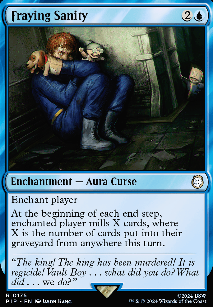 Fraying Sanity feature for Lazav's Stealing Your Toys EDH