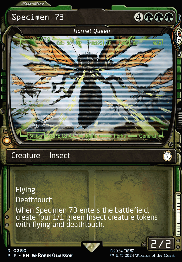 Hornet Queen feature for Aeve, Progenitor Ooze EDH Test