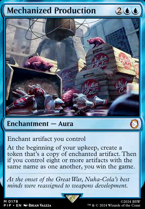 Mechanized Production feature for Another Urza List?!