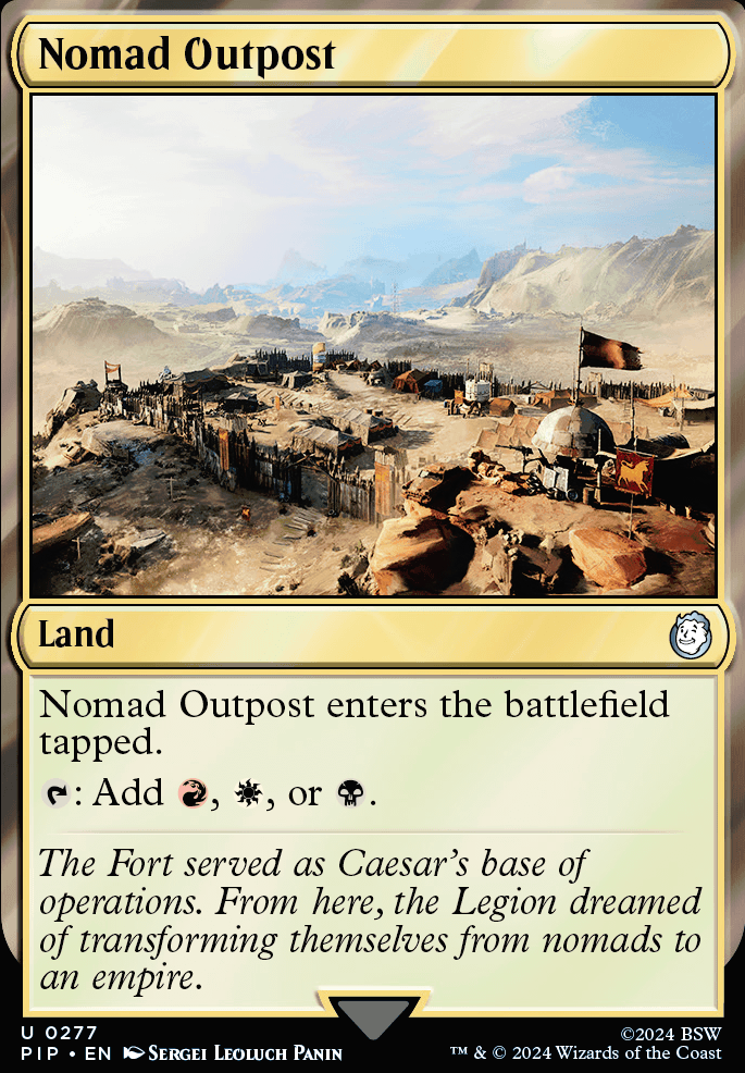 Nomad Outpost feature for $35 Glass Cannon