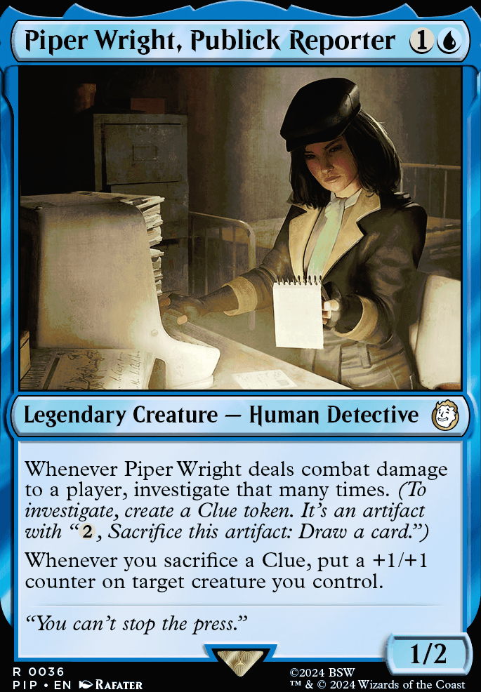 Featured card: Piper Wright, Publick Reporter