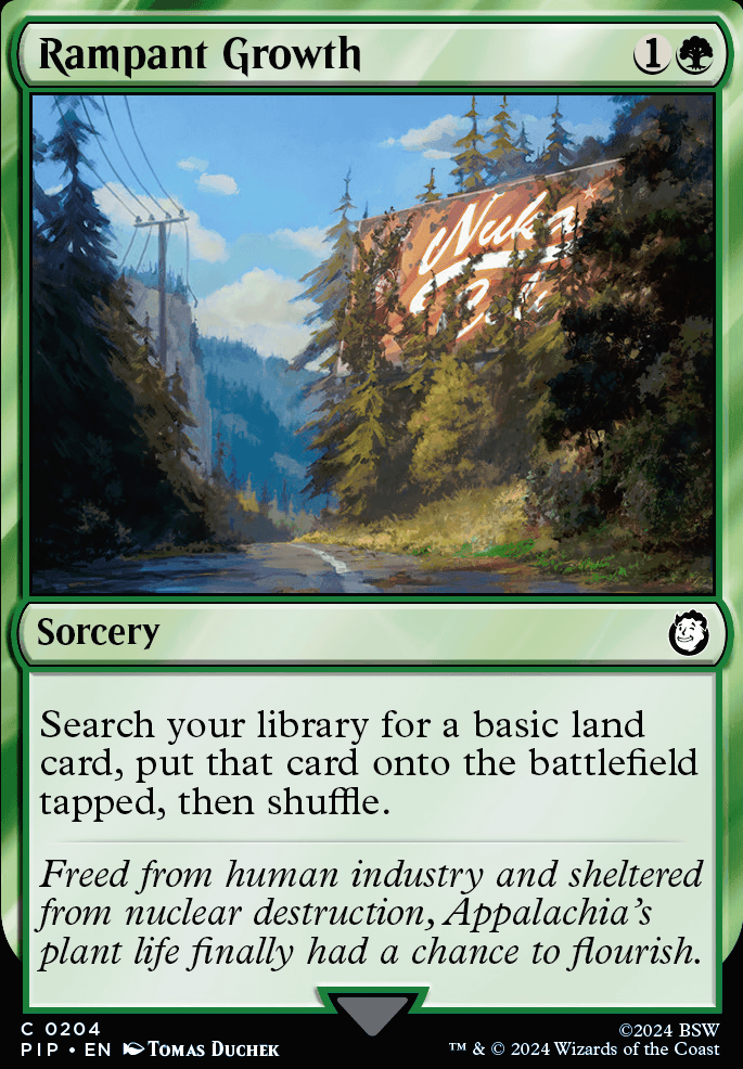 Rampant Growth feature for EDH - Lord Windgrace (Land Destruction)