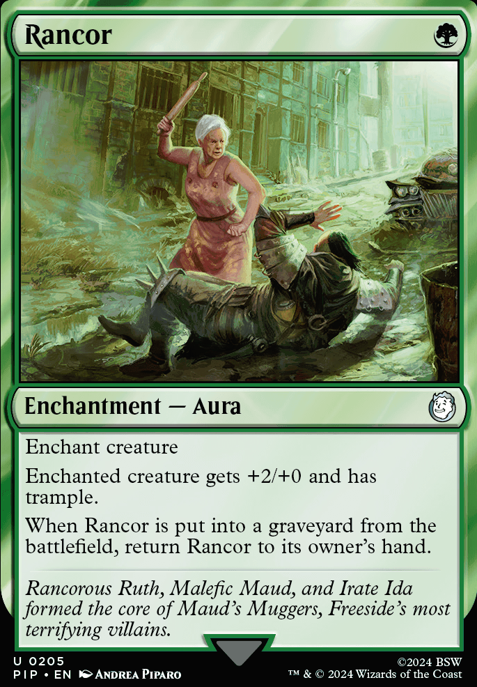 Rancor feature for Gruul Aggro Pauper