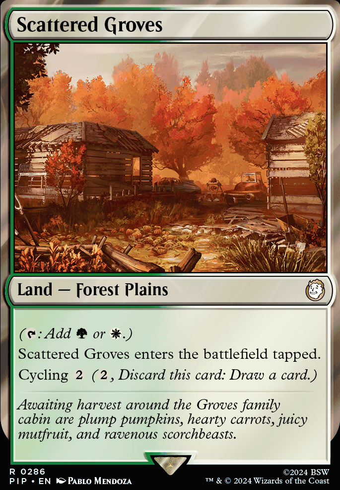 Featured card: Scattered Groves