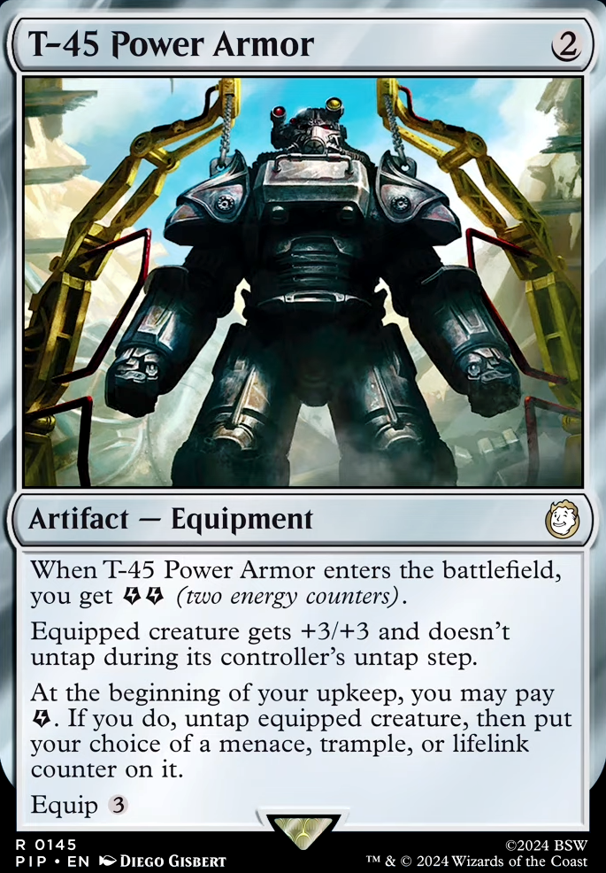 T-45 Power Armor feature for Tesla's Dream