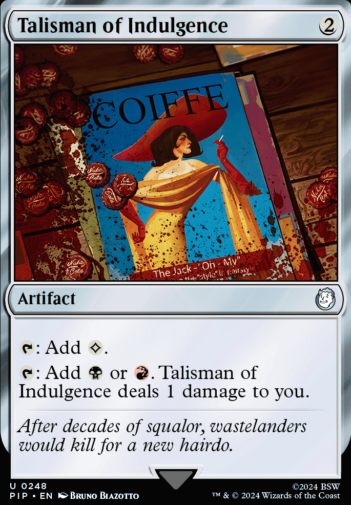 Talisman of Indulgence feature for The Mad circle