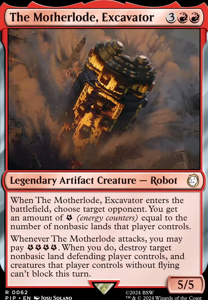 The Motherlode, Excavator The Motherlode, Excavator