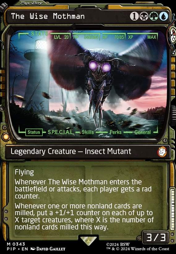 The Wise Mothman feature for Beware the Mothman!