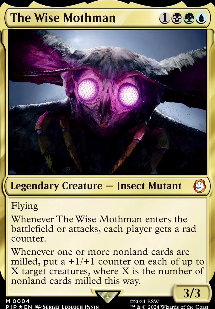 The Wise Mothman feature for Mothman GY Mill EDH