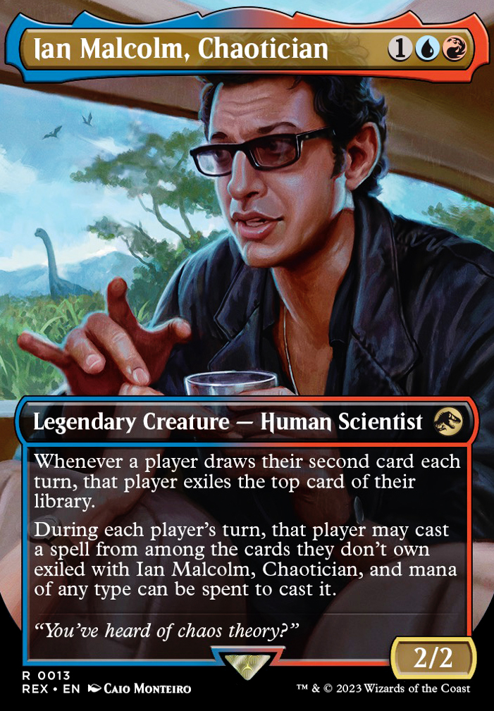 Featured card: Ian Malcolm, Chaotician