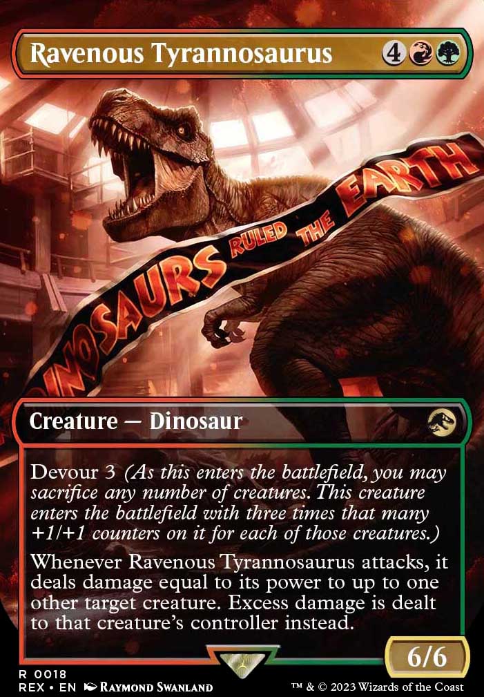 Featured card: Ravenous Tyrannosaurus