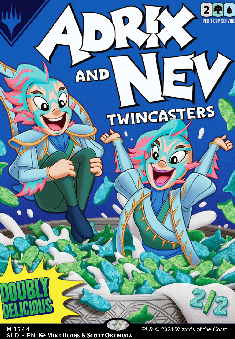 Featured card: Adrix and Nev, Twincasters