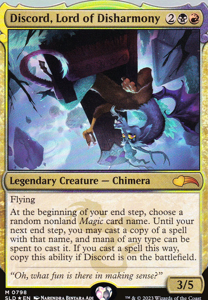 Discord, Lord of Disharmony feature for Never Tell Me the Odds