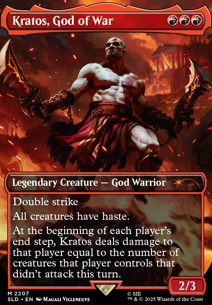 Kratos, God of War feature for God of Red Decks | Kratos EDH