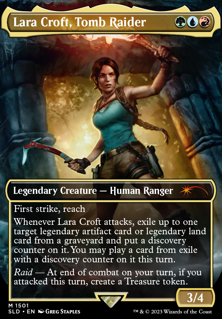 Featured card: Lara Croft, Tomb Raider
