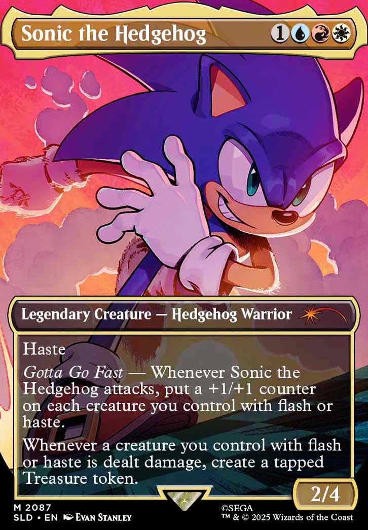 Sonic the Hedgehog feature for FASTER FASTER FASTER!