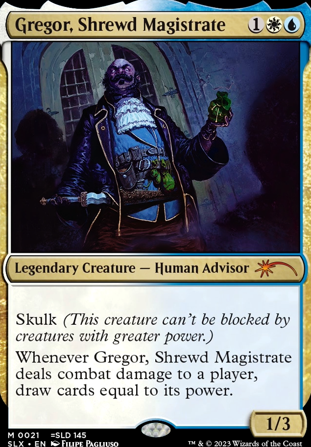 Featured card: Gregor, Shrewd Magistrate